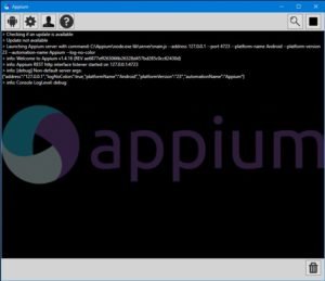 installing appium server 
